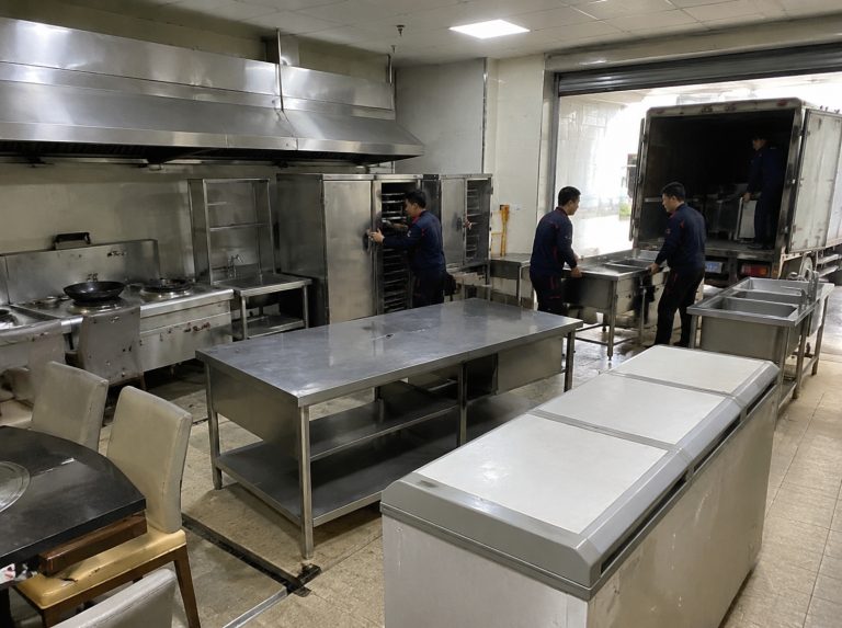 中江县酒店宾馆厨房设备整体回收
